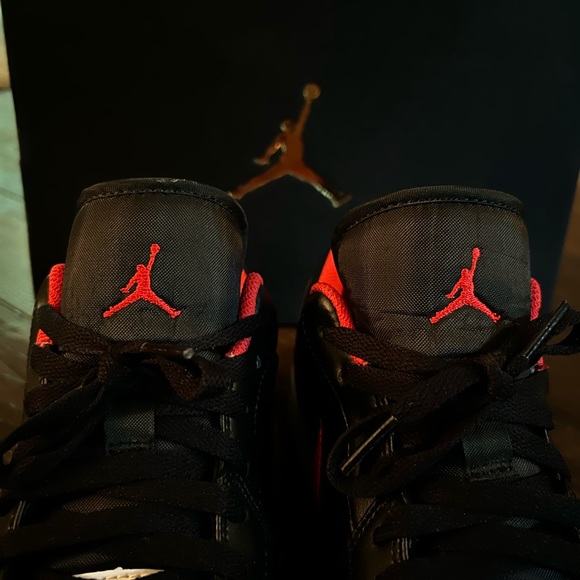 Nike Air Jordan 1 Low OG 2023 Black White Red Size 12 - Picture 7 of 15